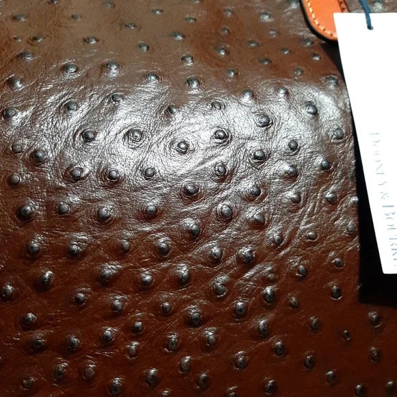 DOONEY & BOURKE Embossed Ostrich Print Tammy Tote